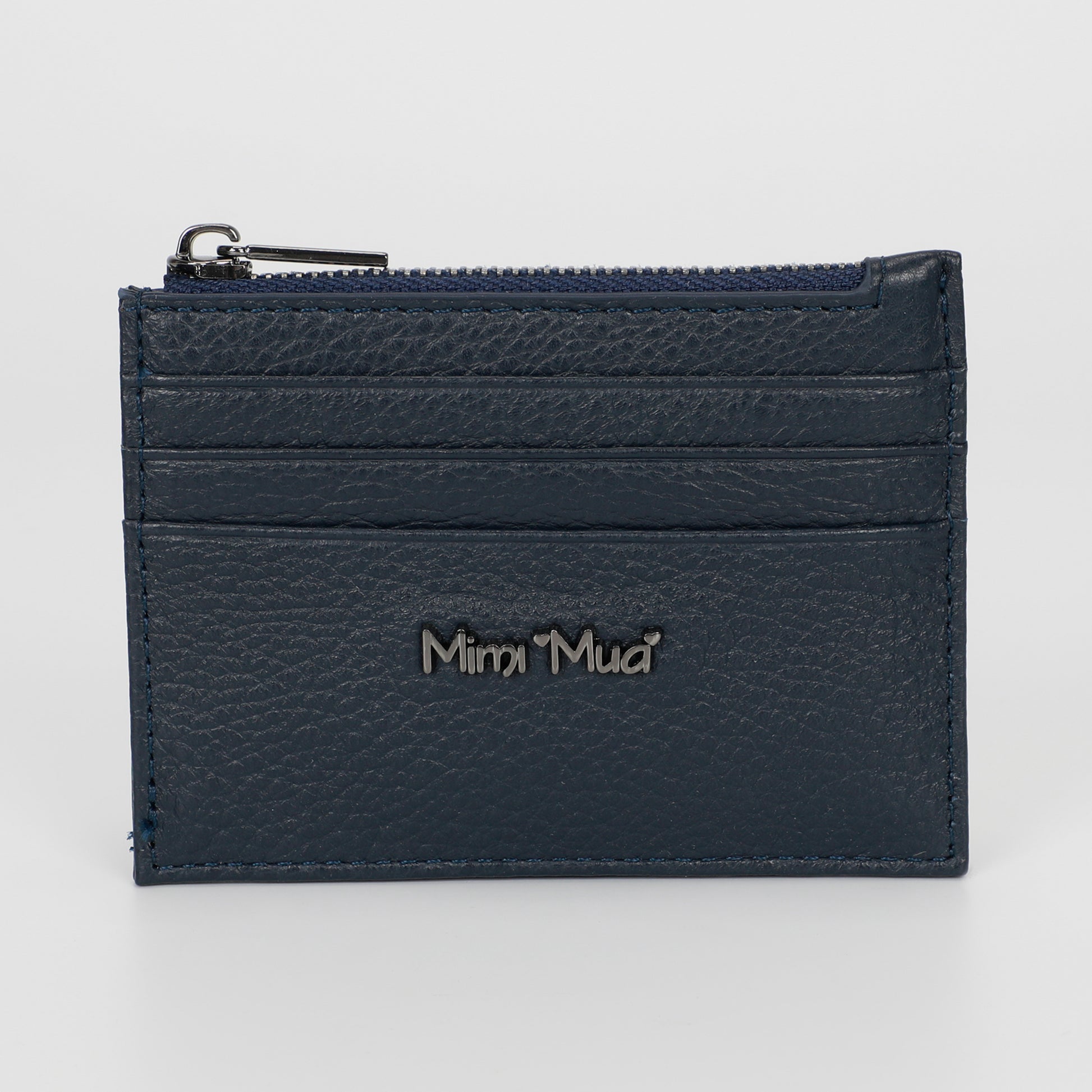 PORTACARTE IN PELLE CON ZIP