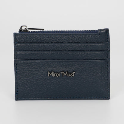 PORTACARTE IN PELLE CON ZIP