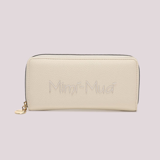 PORTAFOGLIO 1 ZIP CON SCRITTA MIMÍ-MUÁ