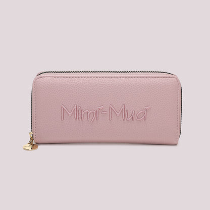 PORTAFOGLIO 1 ZIP CON SCRITTA MIMÍ-MUÁ