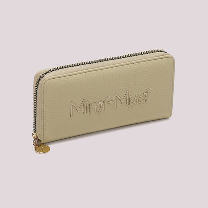 PORTAFOGLIO 1 ZIP CON SCRITTA MIMÍ-MUÁ
