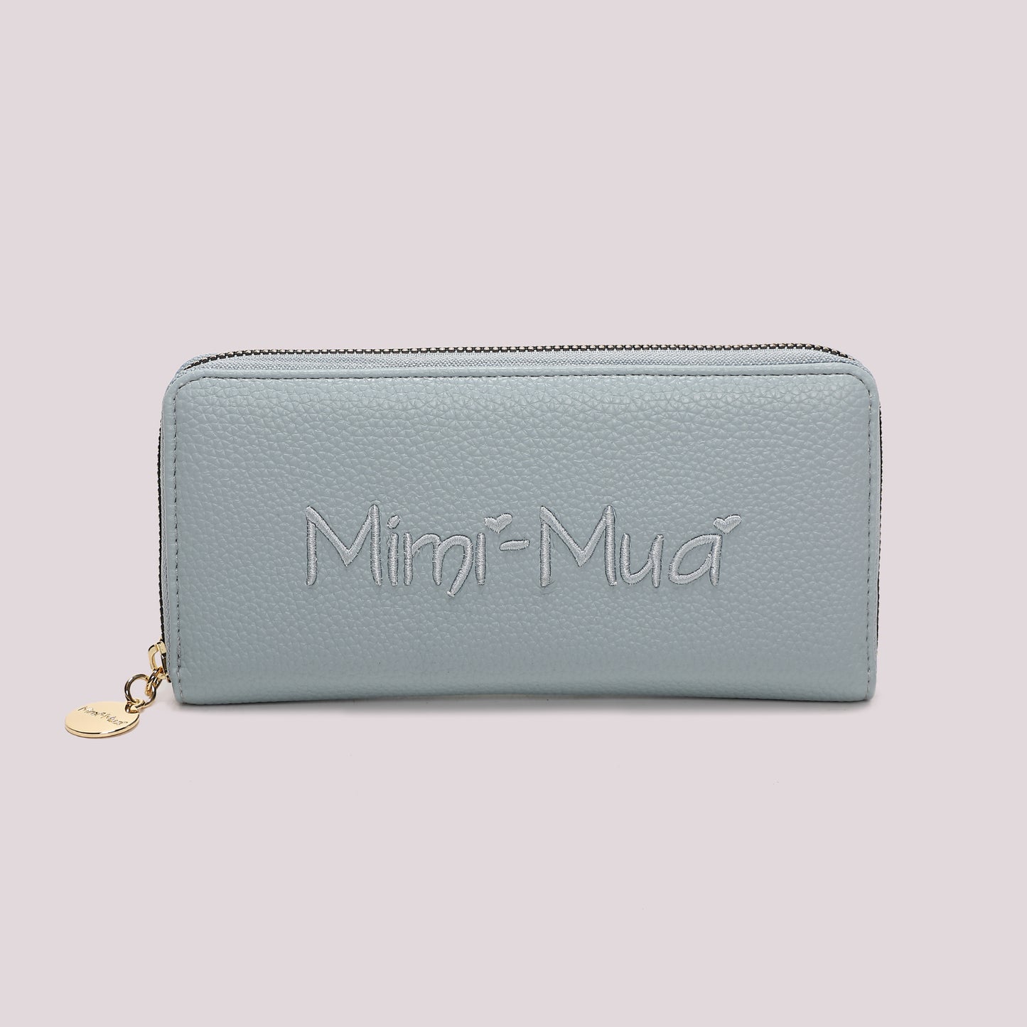 PORTAFOGLIO 1 ZIP CON SCRITTA MIMÍ-MUÁ
