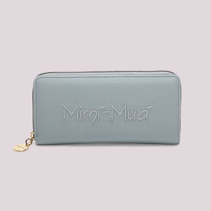 PORTAFOGLIO 1 ZIP CON SCRITTA MIMÍ-MUÁ