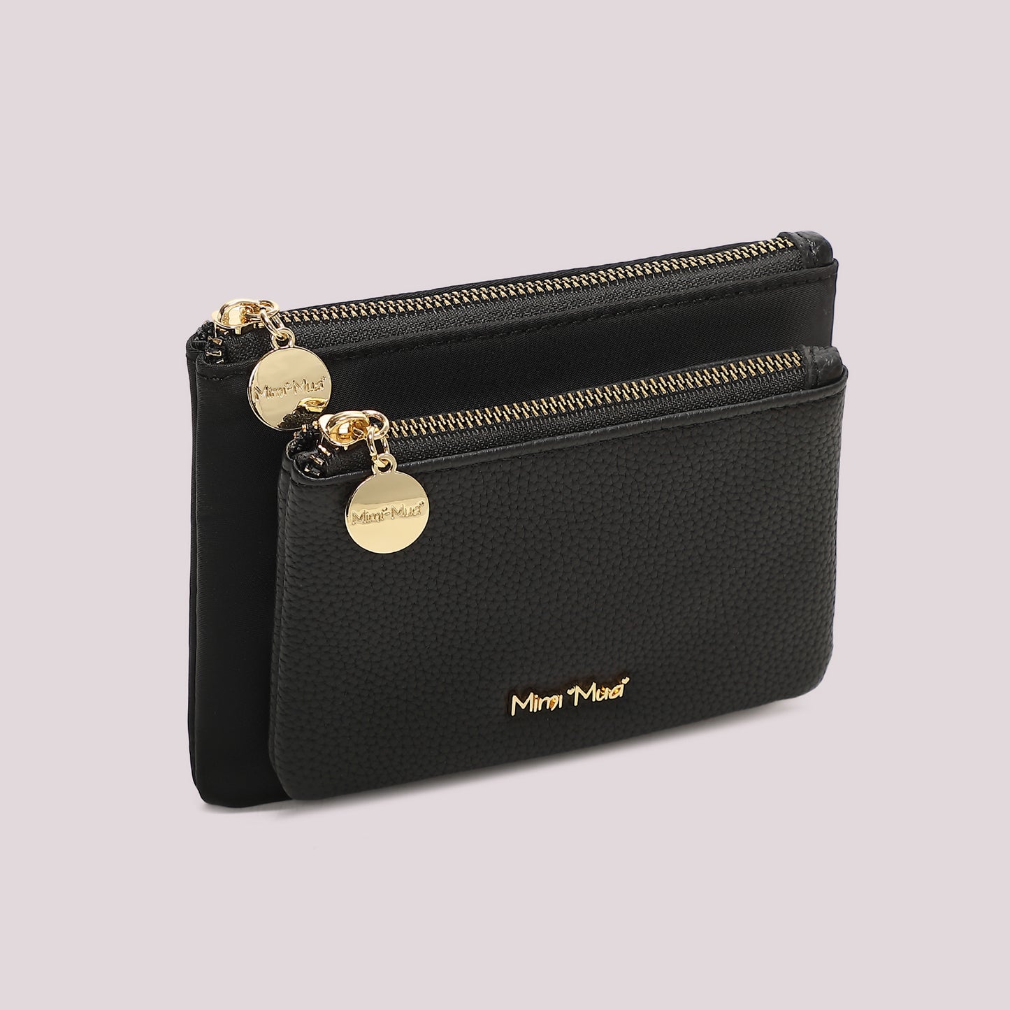 PORTAMONETE IN NYLON E PU