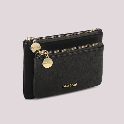 PORTAMONETE IN NYLON E PU