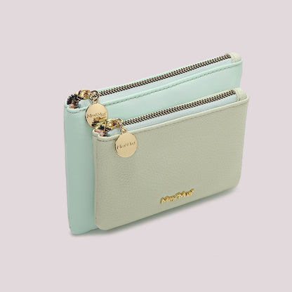PORTAMONETE IN NYLON E PU