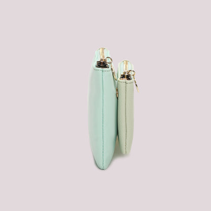 PORTAMONETE IN NYLON E PU