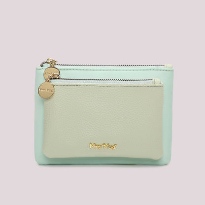 PORTAMONETE IN NYLON E PU