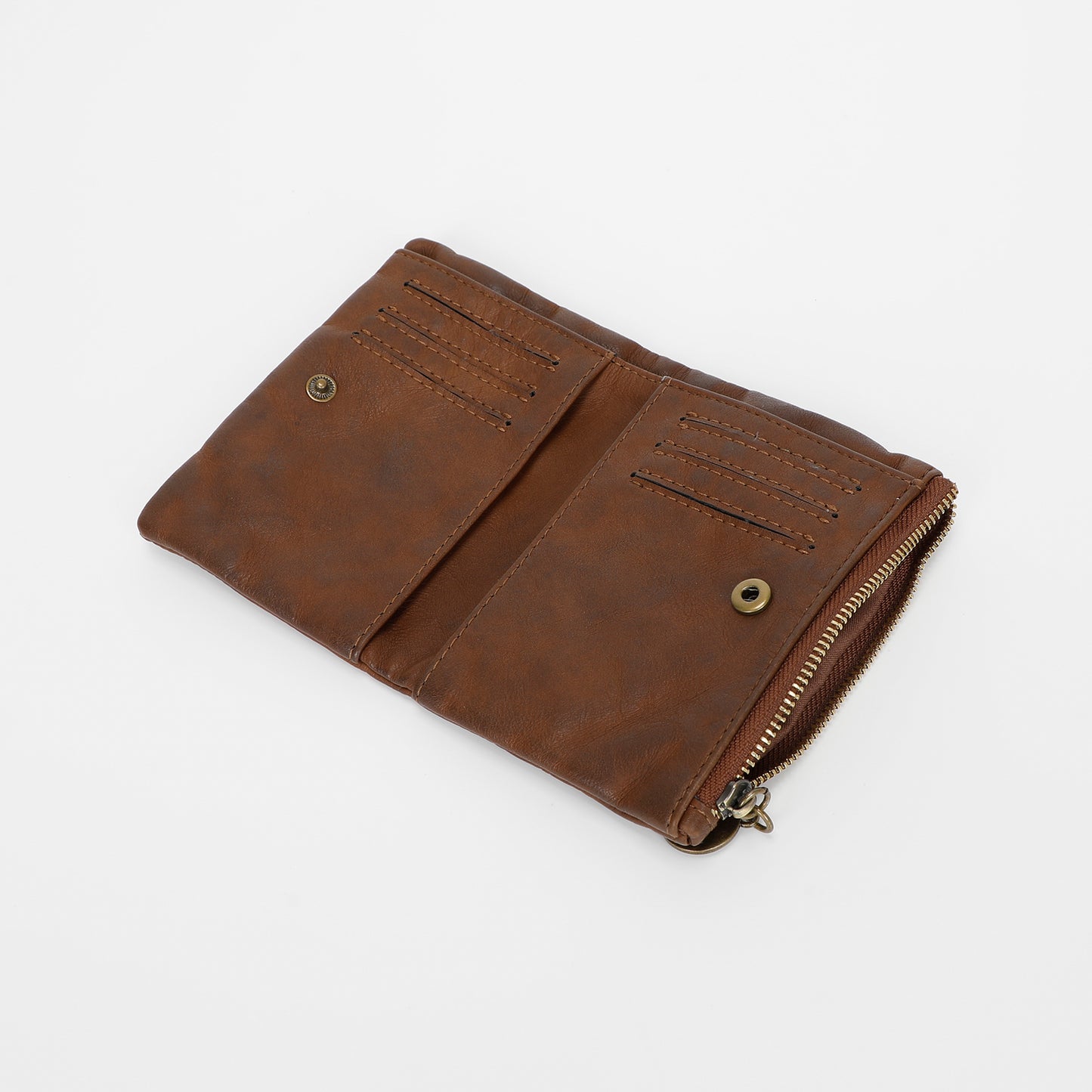 PORTAFOGLIO MEDIO MORBIDO ACCESSORI IN OTTONE