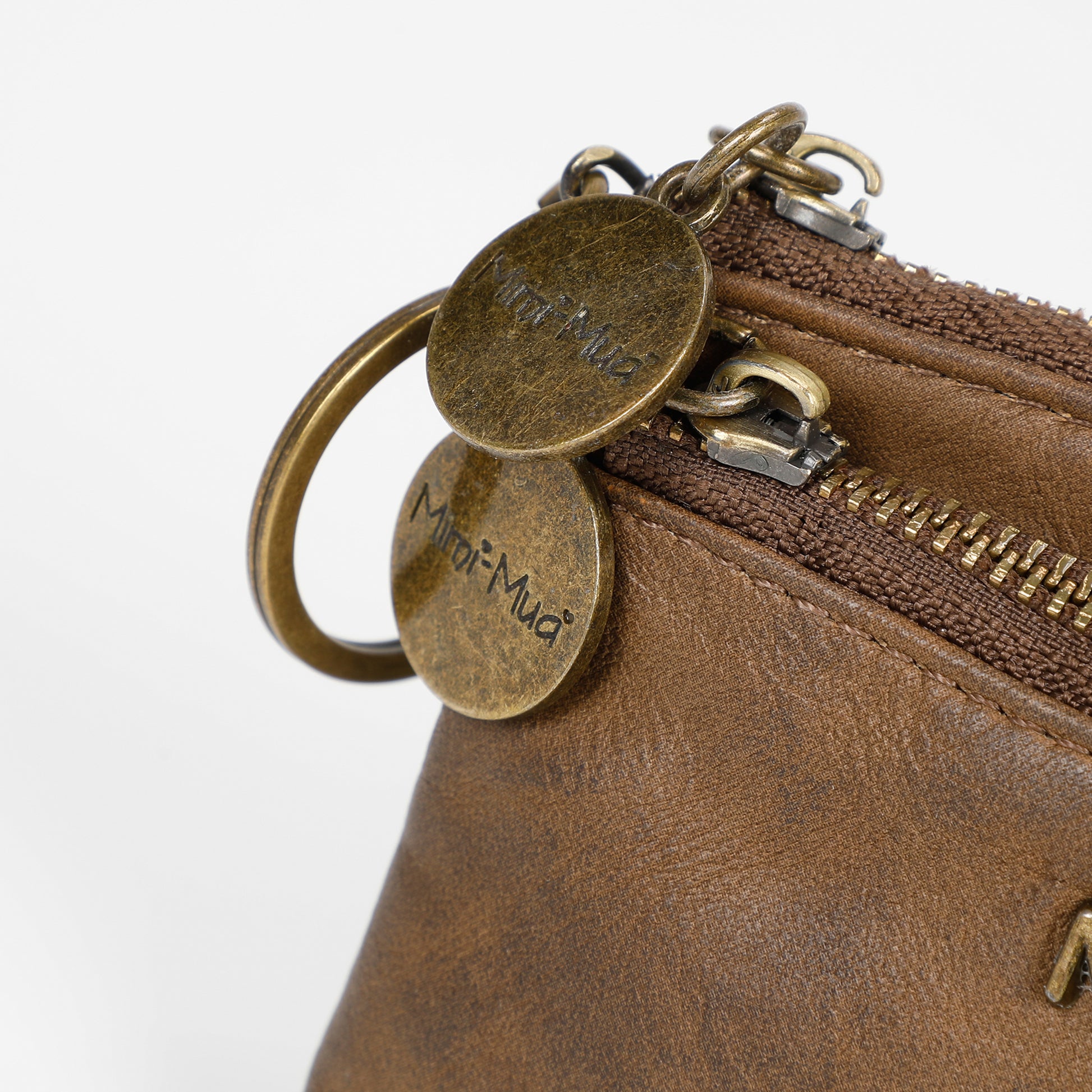 PORTAMONETE MORBIDO ACCESSORI IN OTTONE