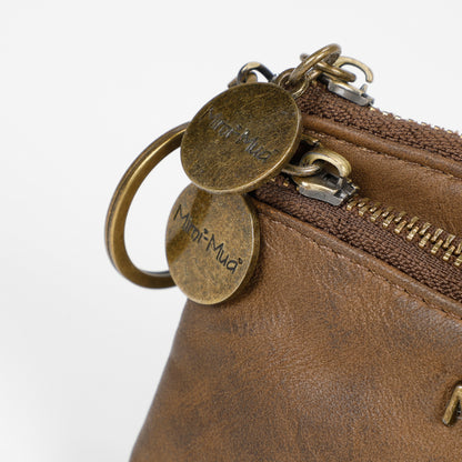 PORTAMONETE MORBIDO ACCESSORI IN OTTONE