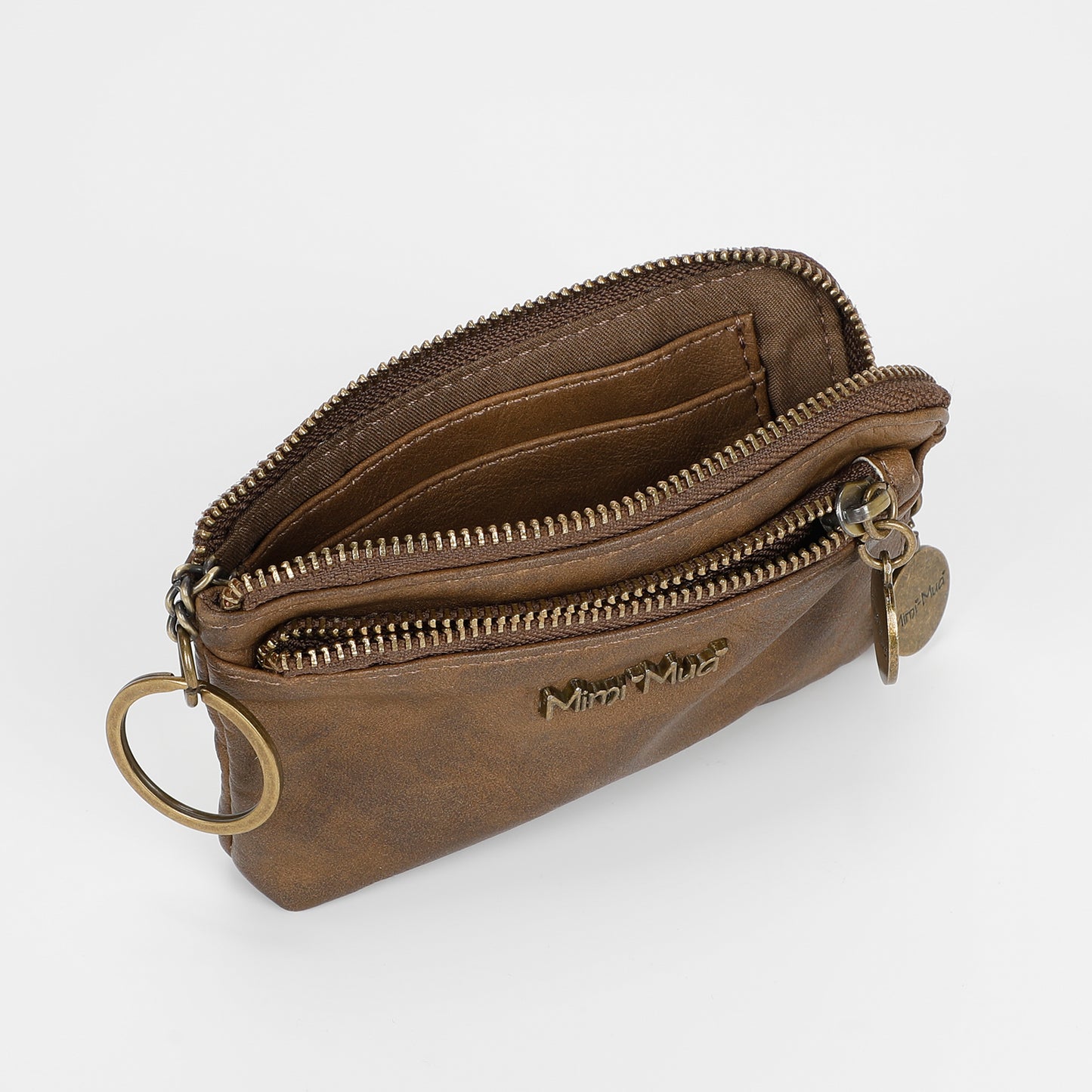 PORTAMONETE MORBIDO ACCESSORI IN OTTONE