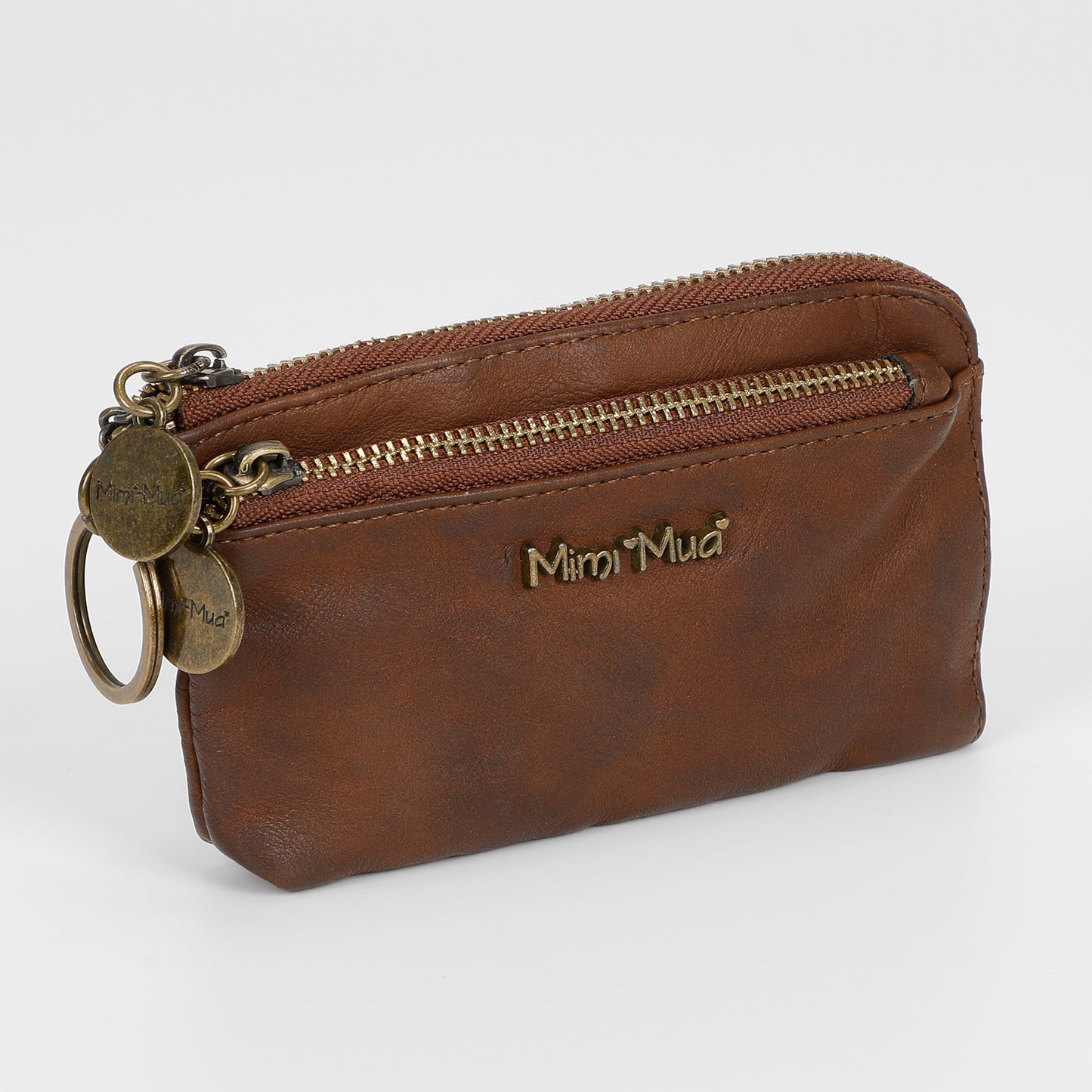 PORTAMONETE MORBIDO ACCESSORI IN OTTONE