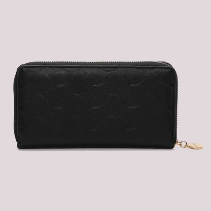 PORTAFOGLIO GRANDE CON MOTIVO AD ONDA