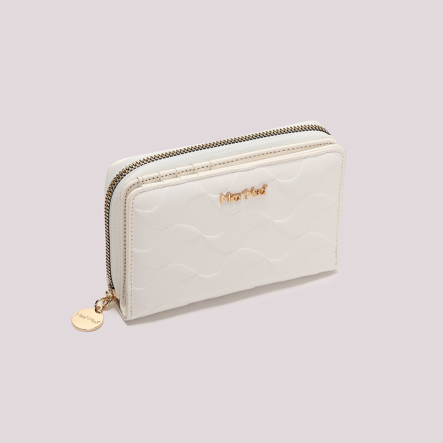 PORTAFOGLIO MEDIO CON MOTIVO AD ONDA