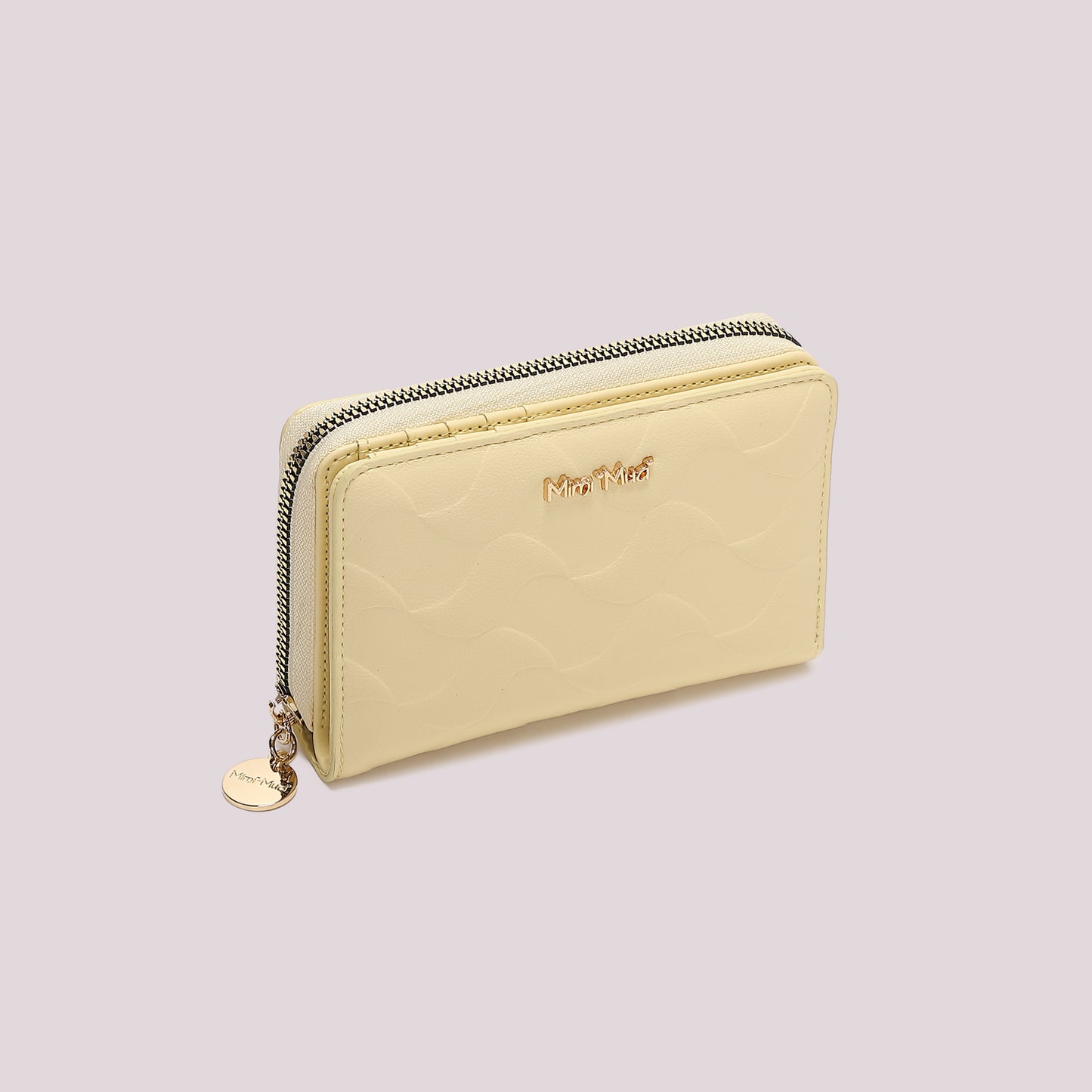 PORTAFOGLIO MEDIO CON MOTIVO AD ONDA