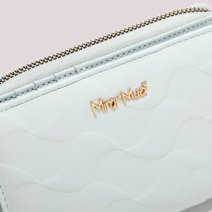 PORTAFOGLIO MEDIO CON MOTIVO AD ONDA