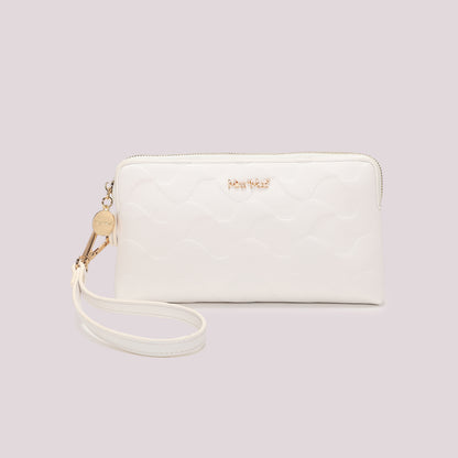 PORTAFOGLIO A BUSTA CON MOTIVO AD ONDA