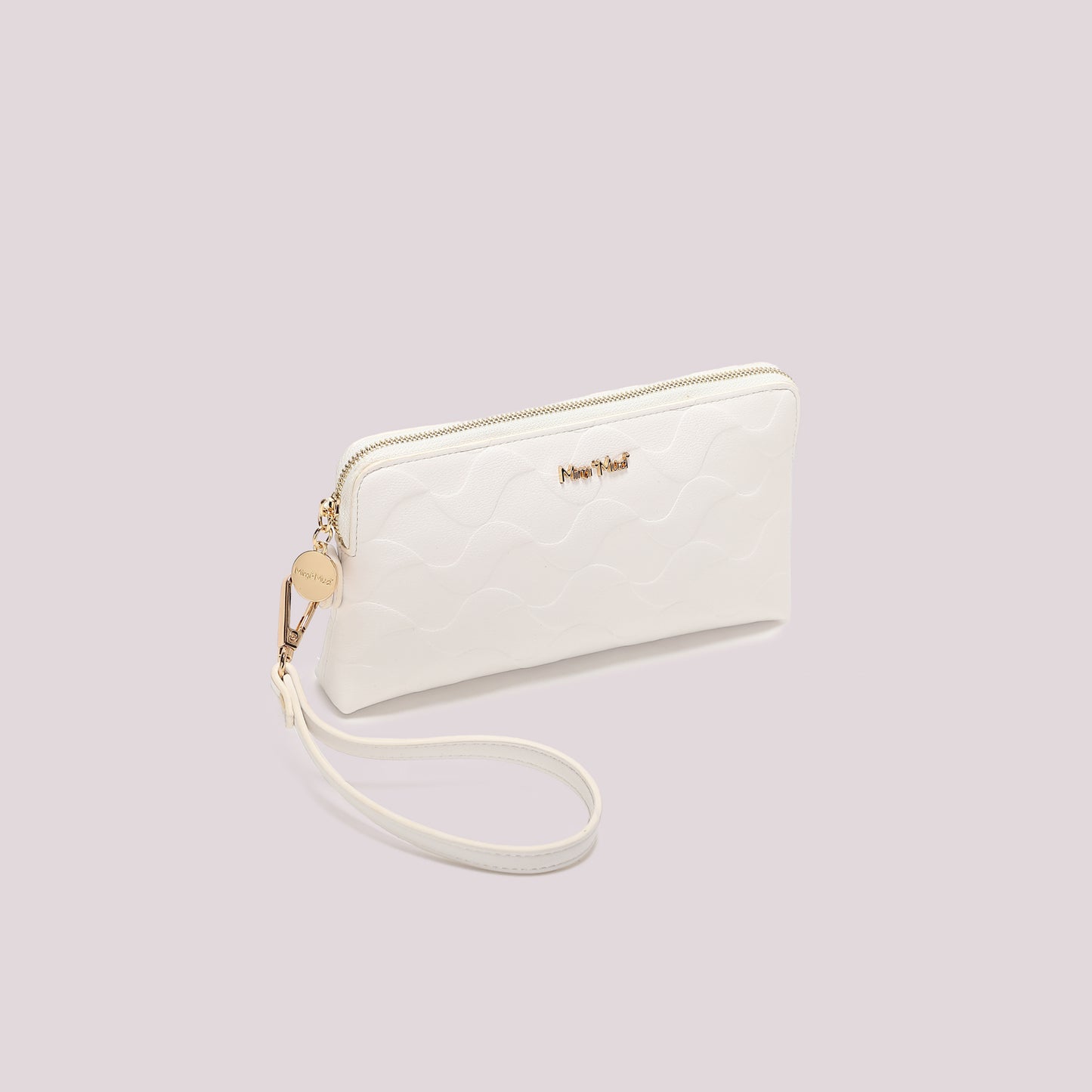 PORTAFOGLIO A BUSTA CON MOTIVO AD ONDA