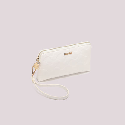 PORTAFOGLIO A BUSTA CON MOTIVO AD ONDA