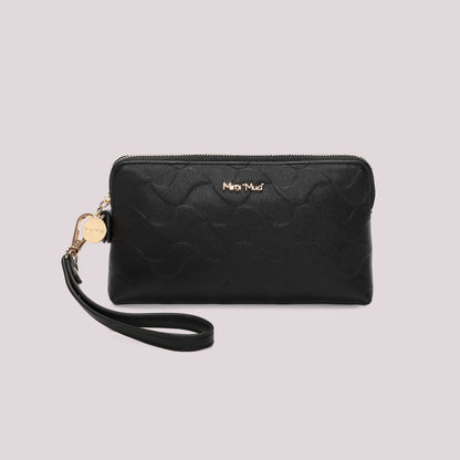 PORTAFOGLIO A BUSTA CON MOTIVO AD ONDA