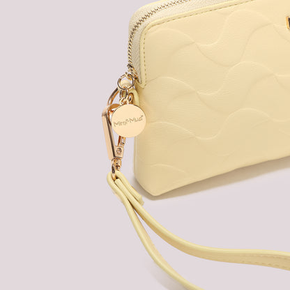 PORTAFOGLIO A BUSTA CON MOTIVO AD ONDA