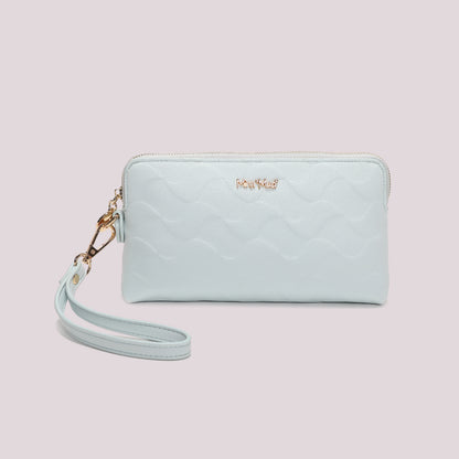 PORTAFOGLIO A BUSTA CON MOTIVO AD ONDA