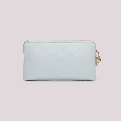 PORTAFOGLIO A BUSTA CON MOTIVO AD ONDA