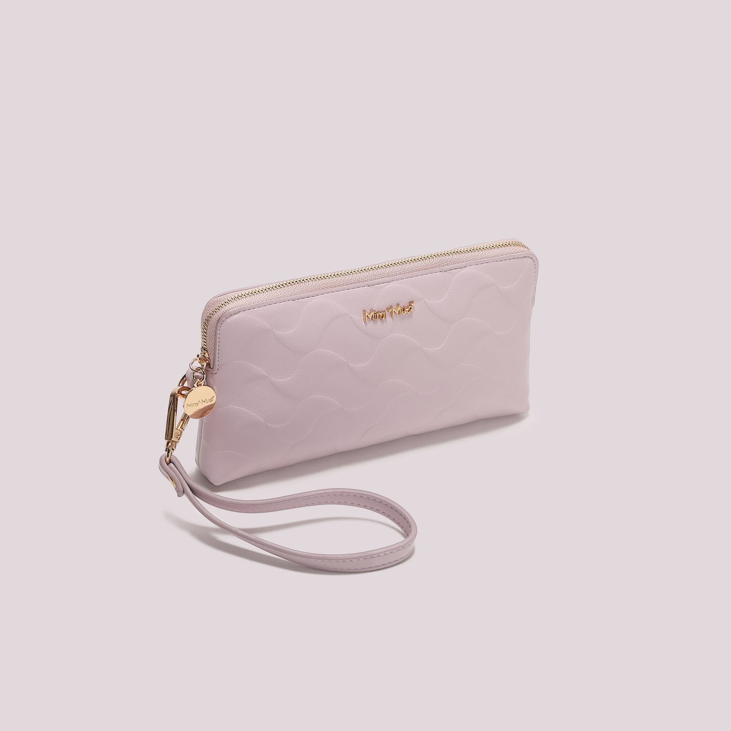 PORTAFOGLIO A BUSTA CON MOTIVO AD ONDA