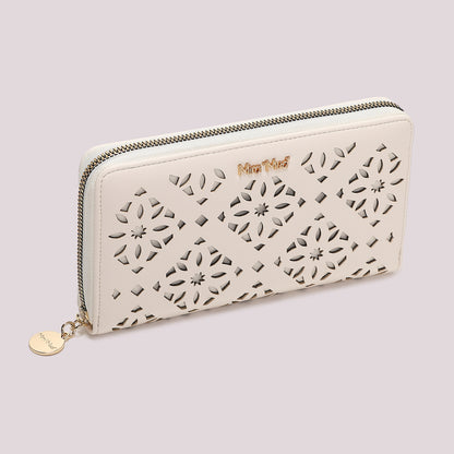 PORTAFOGLIO GRANDE CON MOTIVO TRAFORATO