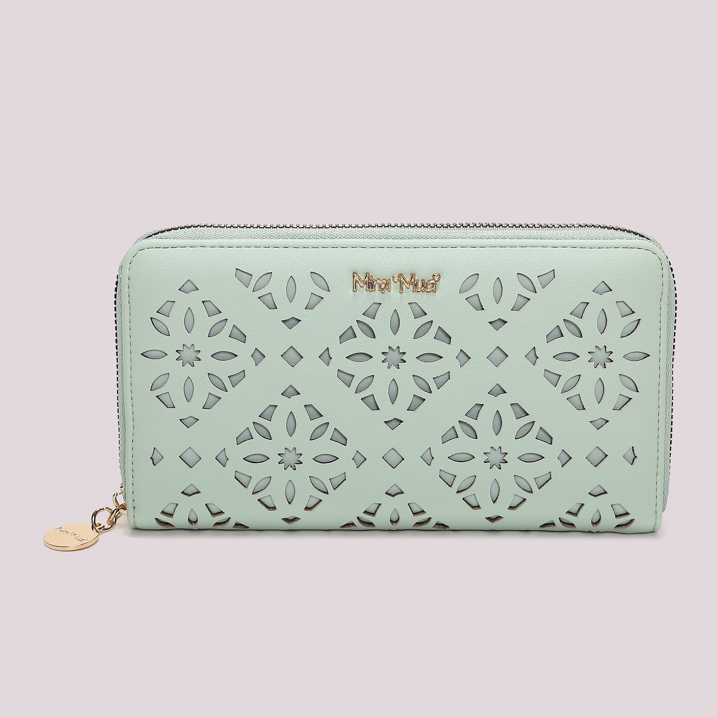 PORTAFOGLIO GRANDE CON MOTIVO TRAFORATO