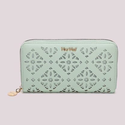 PORTAFOGLIO GRANDE CON MOTIVO TRAFORATO