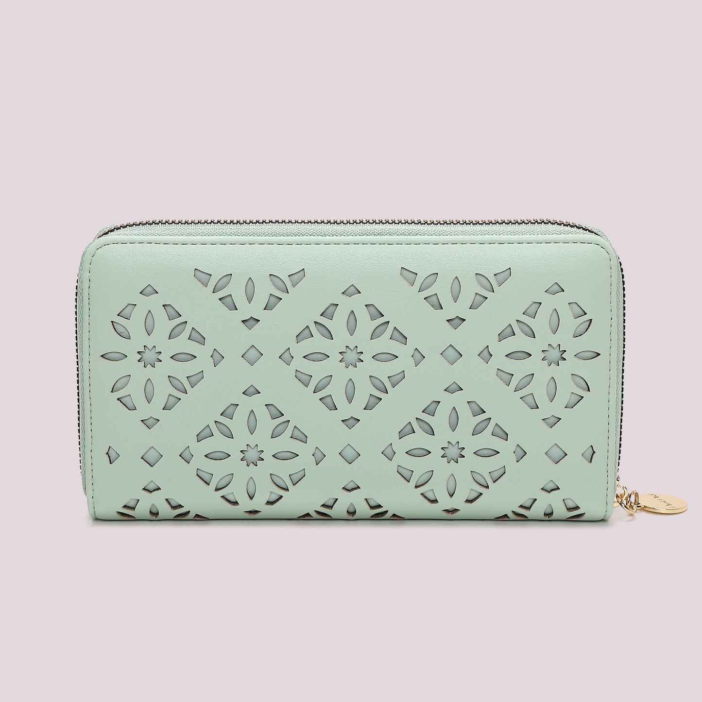 PORTAFOGLIO GRANDE CON MOTIVO TRAFORATO