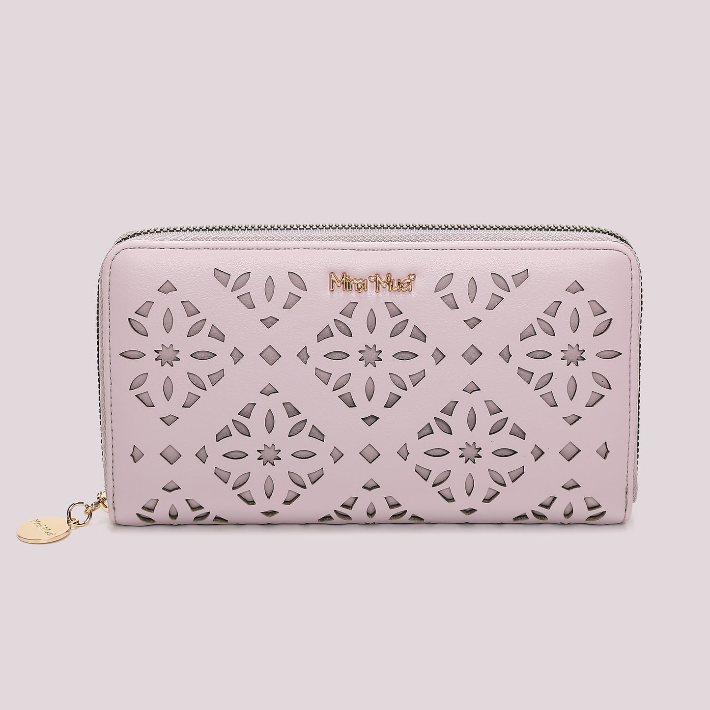 PORTAFOGLIO GRANDE CON MOTIVO TRAFORATO