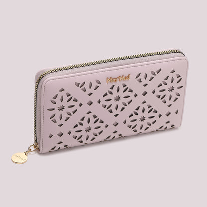 PORTAFOGLIO GRANDE CON MOTIVO TRAFORATO