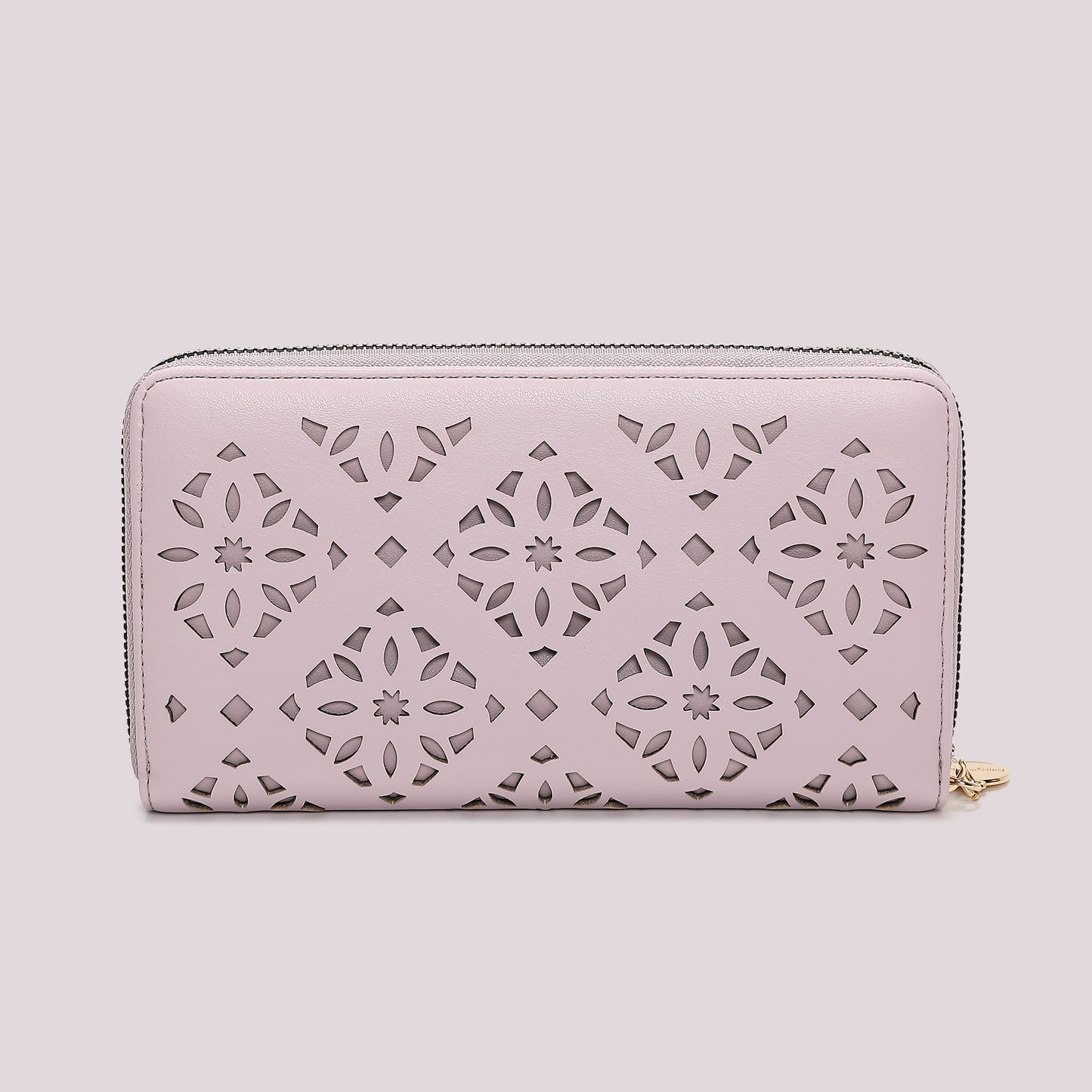 PORTAFOGLIO GRANDE CON MOTIVO TRAFORATO