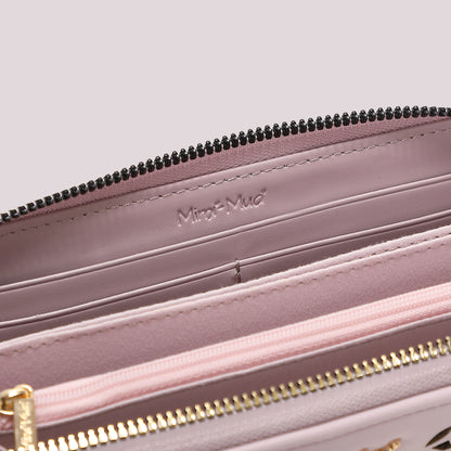 PORTAFOGLIO GRANDE CON MOTIVO TRAFORATO