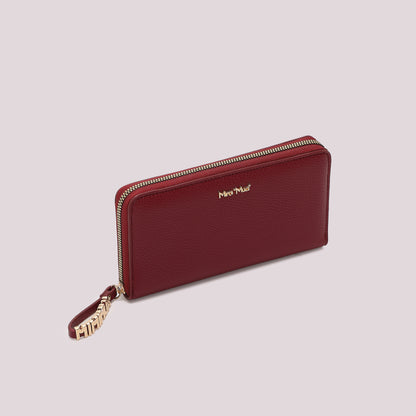 PORTAFOGLIO GRANDE BASIC CON TIRA ZIP LOGATO
