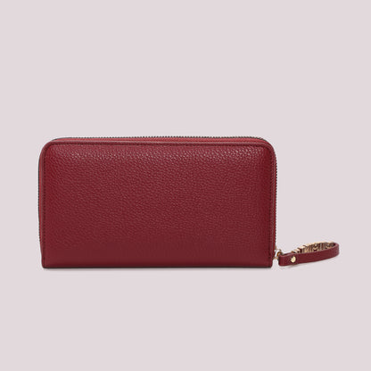 PORTAFOGLIO GRANDE BASIC CON TIRA ZIP LOGATO