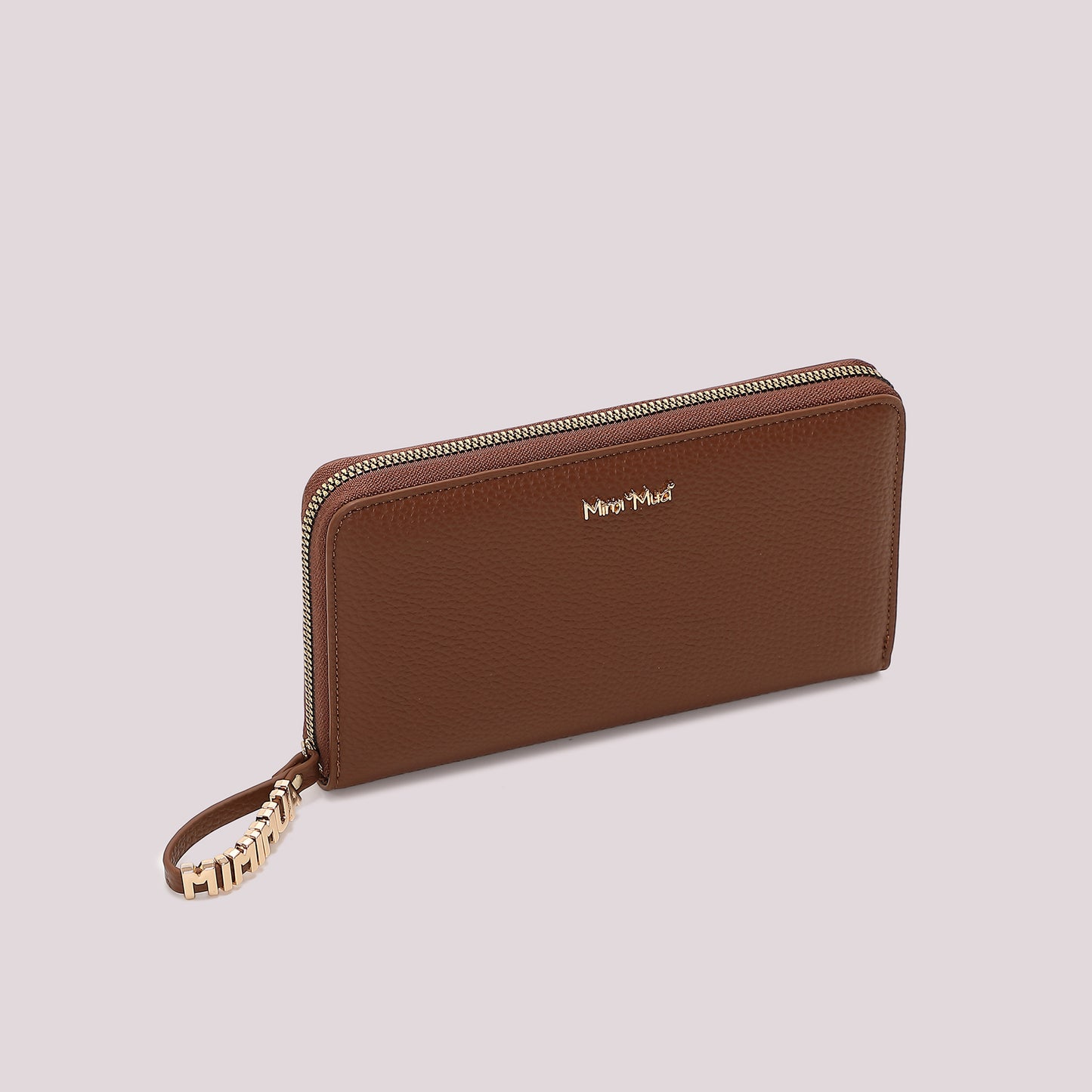 PORTAFOGLIO GRANDE BASIC CON TIRA ZIP LOGATO