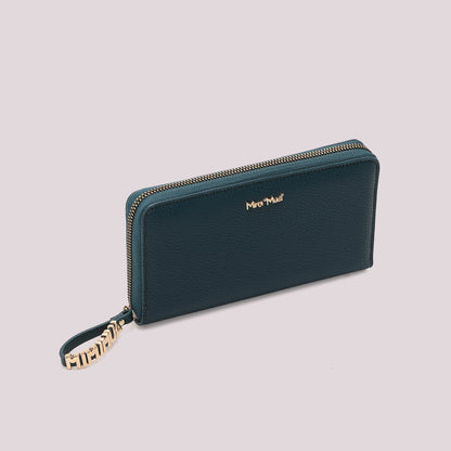 PORTAFOGLIO GRANDE BASIC CON TIRA ZIP LOGATO