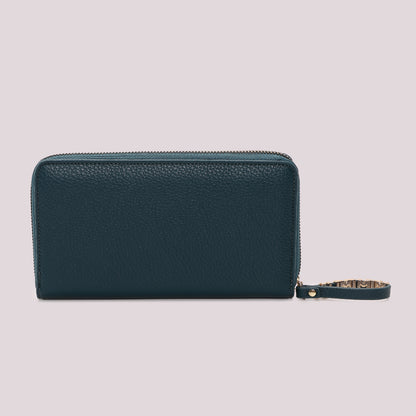 PORTAFOGLIO GRANDE BASIC CON TIRA ZIP LOGATO