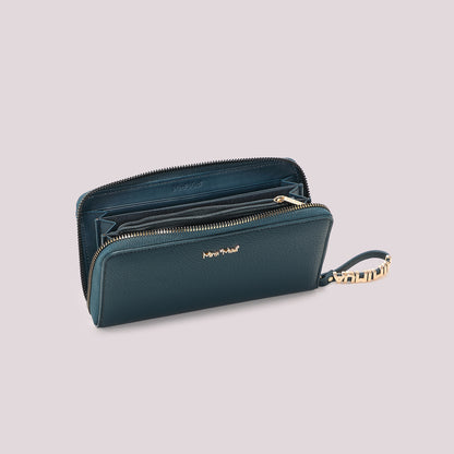PORTAFOGLIO GRANDE BASIC CON TIRA ZIP LOGATO