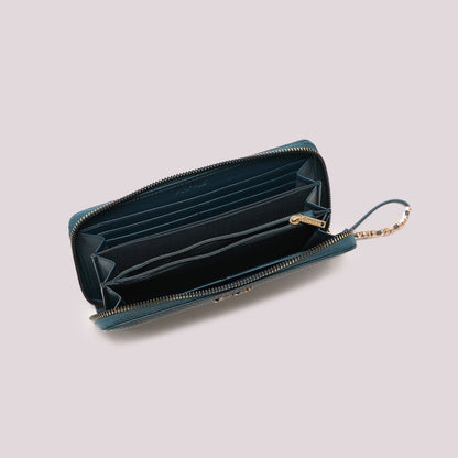 PORTAFOGLIO GRANDE BASIC CON TIRA ZIP LOGATO