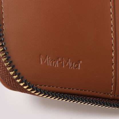 PORTAFOGLIO MEDIO BASIC CON TIRA ZIP LOGATO