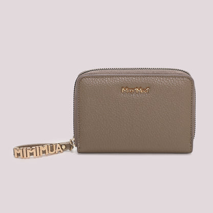 PORTAFOGLIO MEDIO BASIC CON TIRA ZIP LOGATO