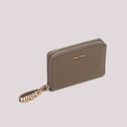 PORTAFOGLIO MEDIO BASIC CON TIRA ZIP LOGATO