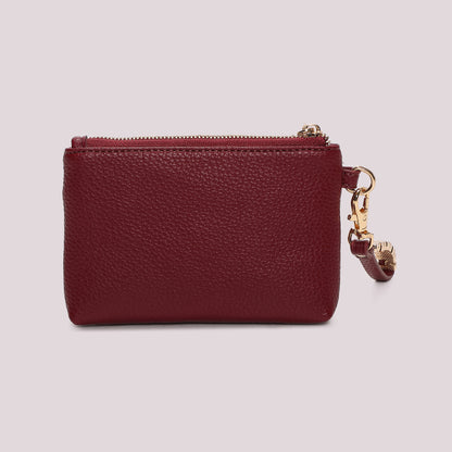 PORTAFOGLIO PICCOLO BASIC CON TIRA ZIP LOGATO