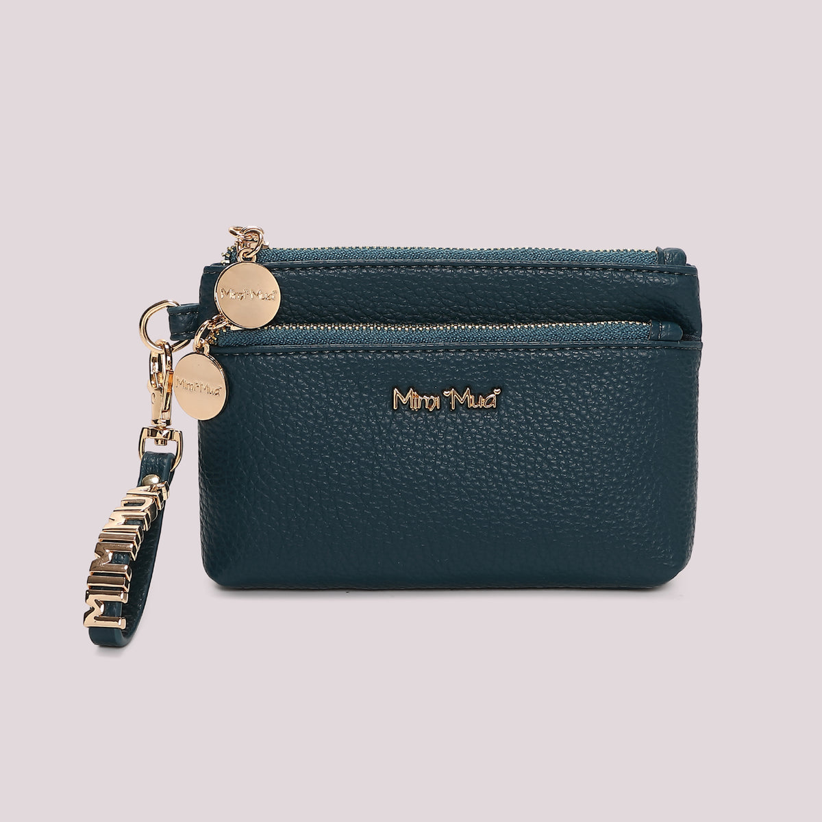 PORTAFOGLIO PICCOLO BASIC CON TIRA ZIP LOGATO