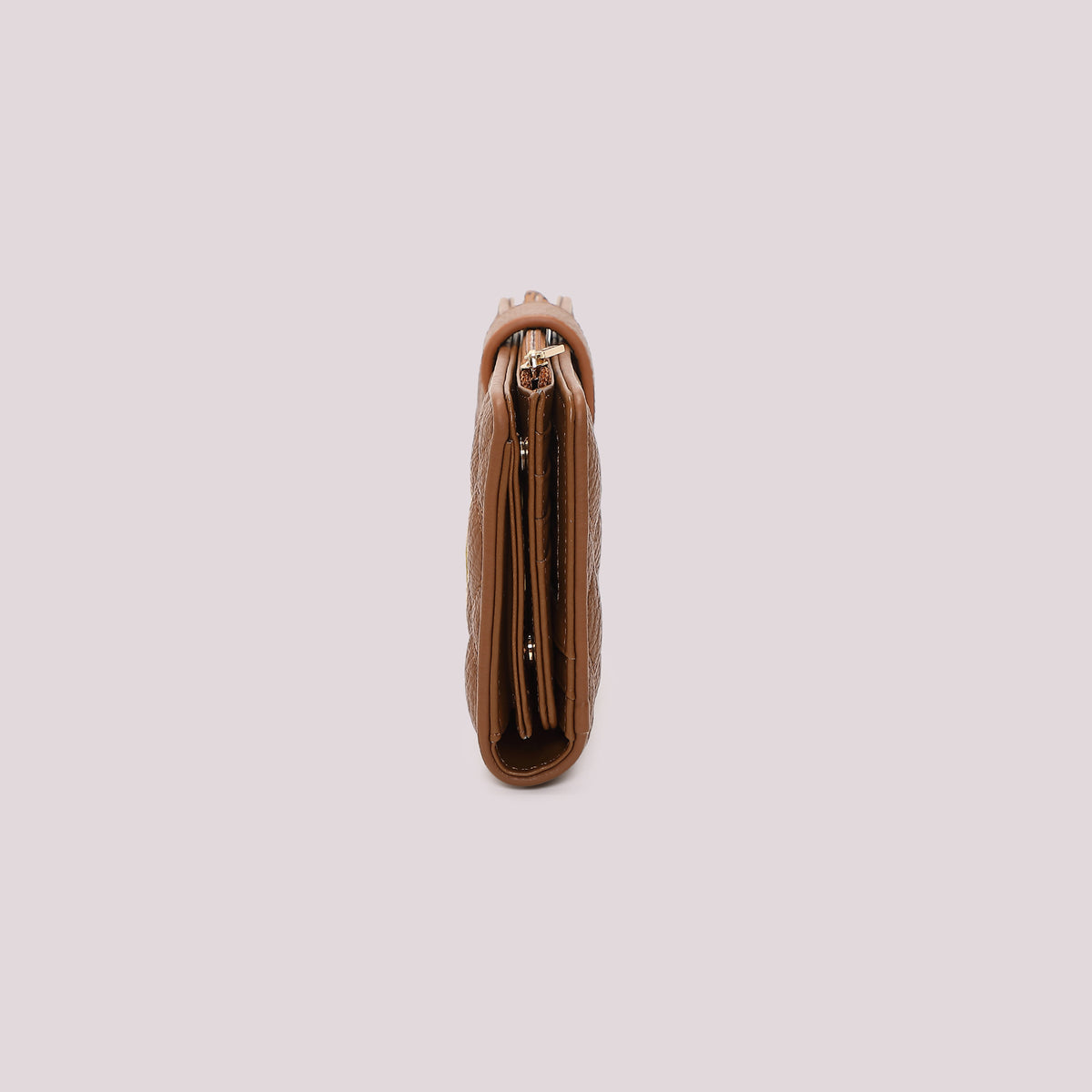PORTAFOGLIO GRANDE TRAPUNTATO CON CINTURINO